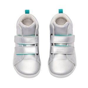 Ten Little Everyday High Top Shoes Moondust Silver Size 7